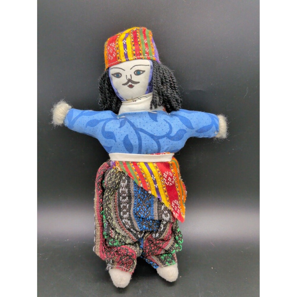 Vintage Turkish Soganli Folk Art Doll Handmade Anatolian Bez Bebek Rag Doll